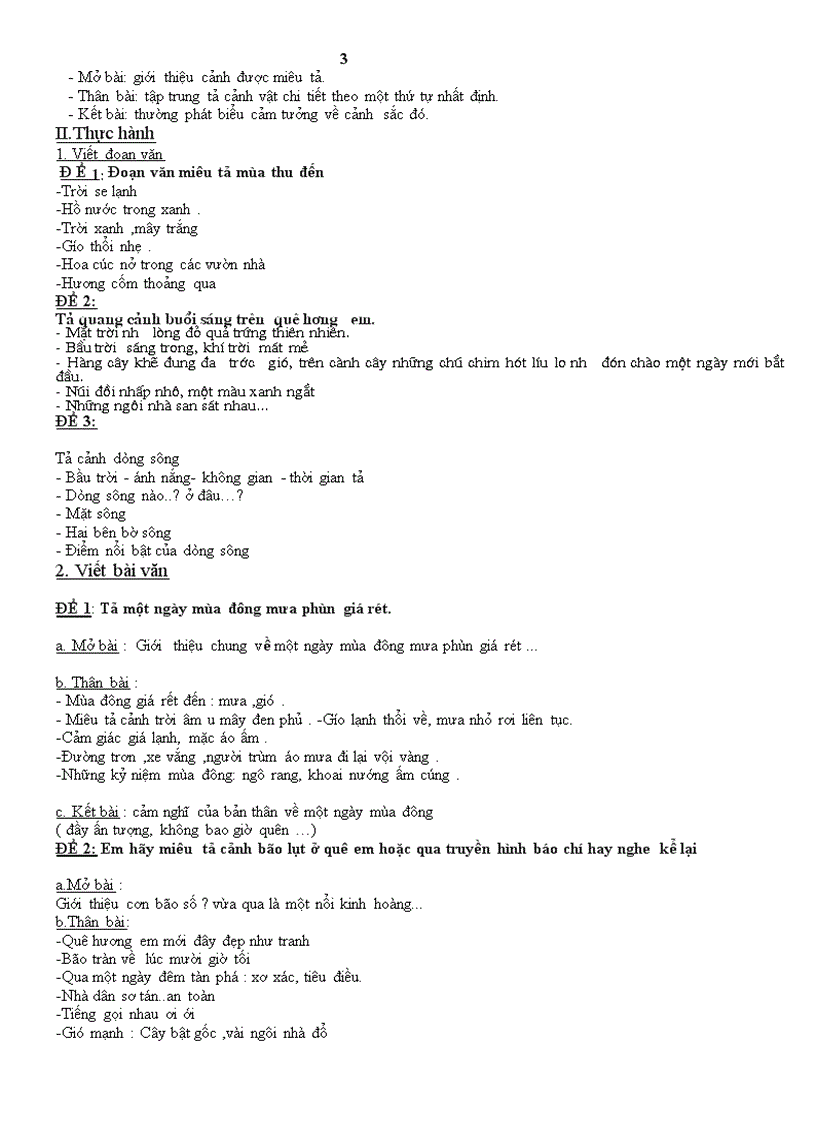 image for page Đề cương ôn tập văn 6 Kỳ II 2010