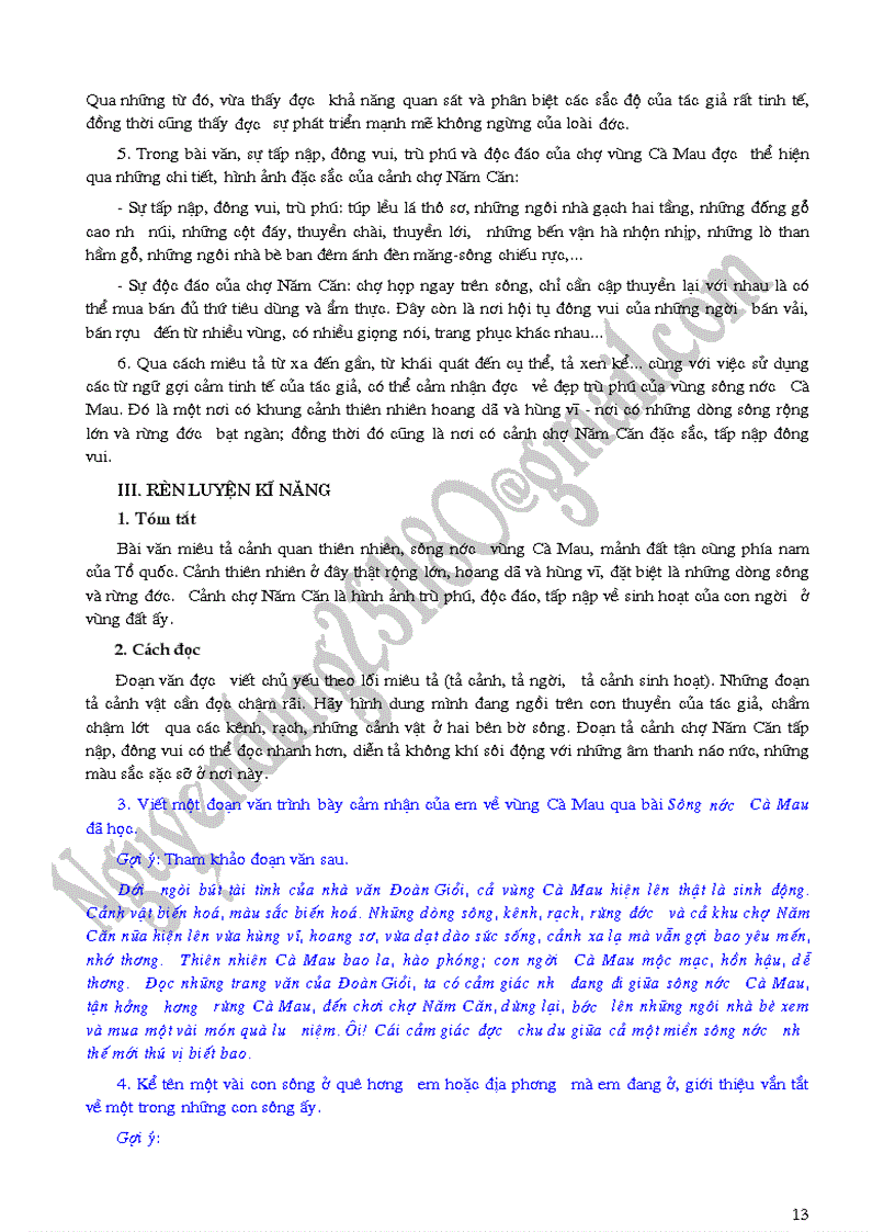 image for page Để học tốt ngữ văn 6 tập 2