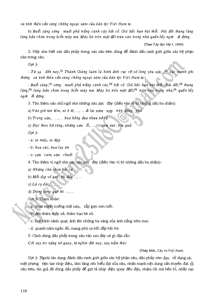 image for page Để học tốt ngữ văn 6 tập 2