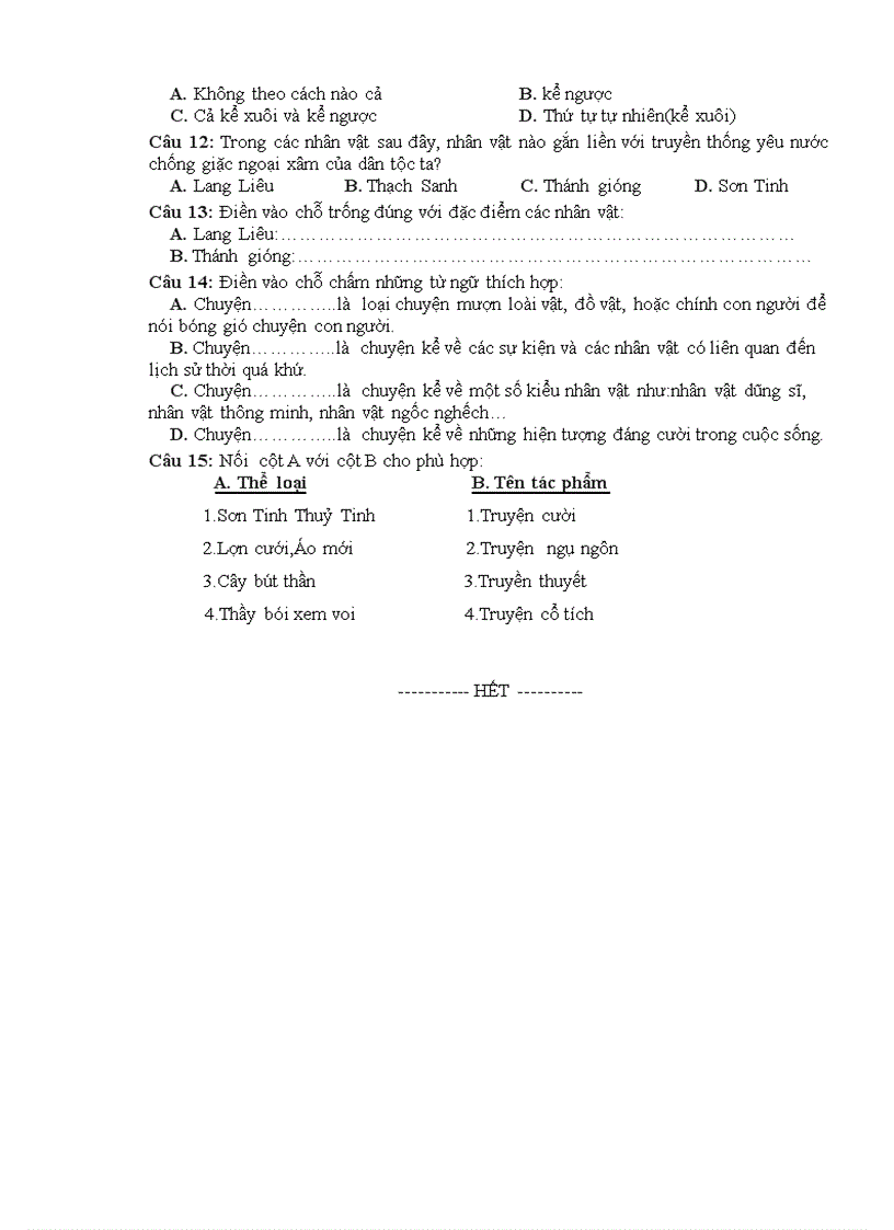 image for page Đề kiểm tra tắc nghiệm 15 phút