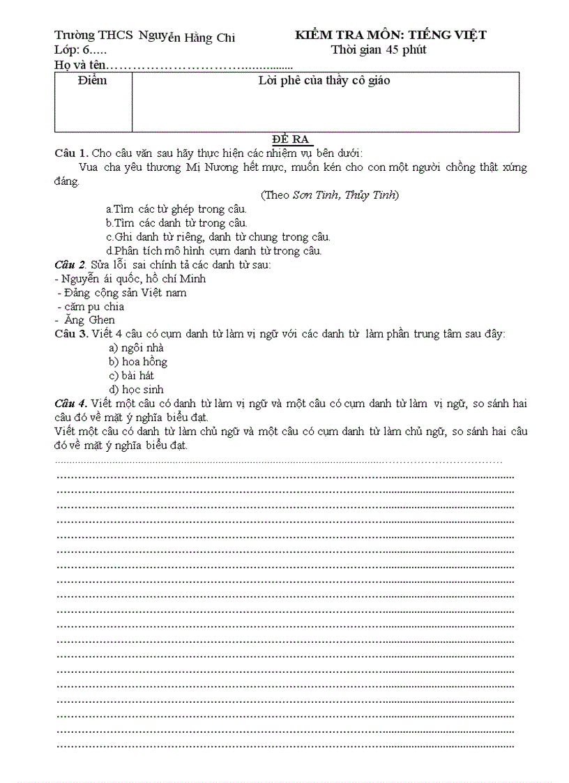 image for page De kiem tra Van 6