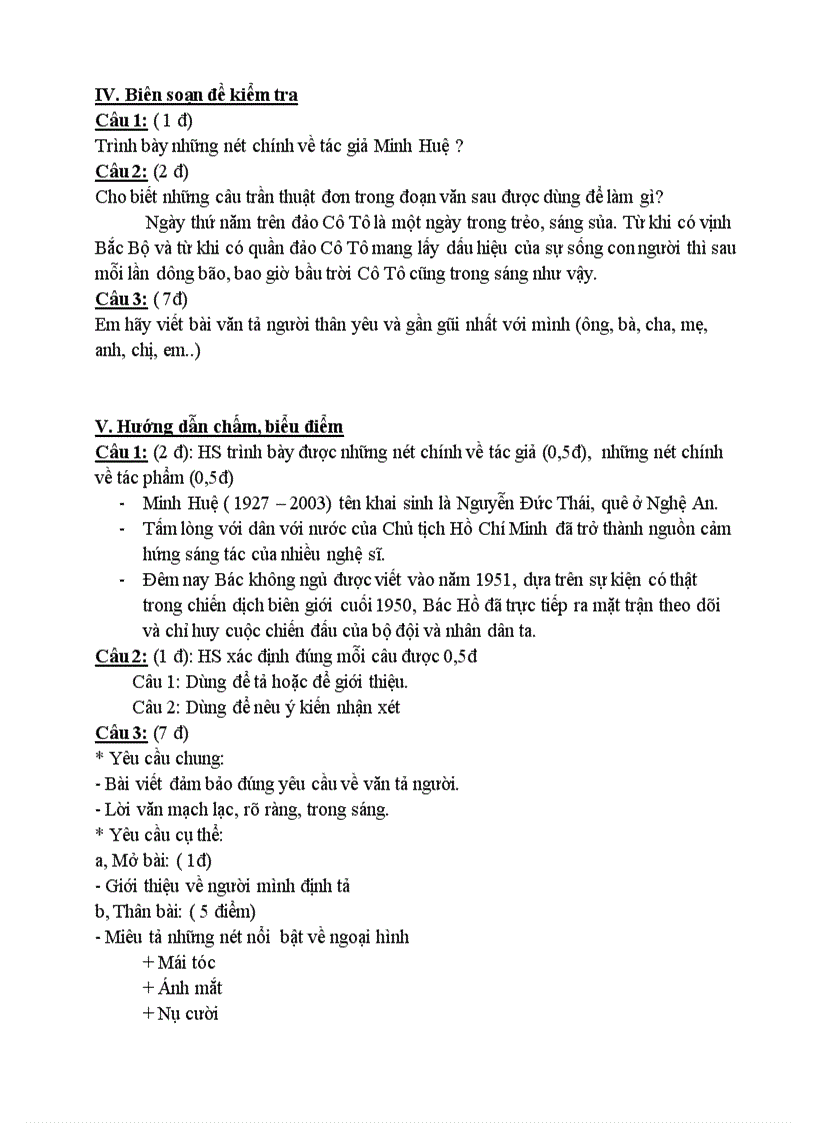 image for page Đề KT học kỳ II Ngữ văn 6 Mới