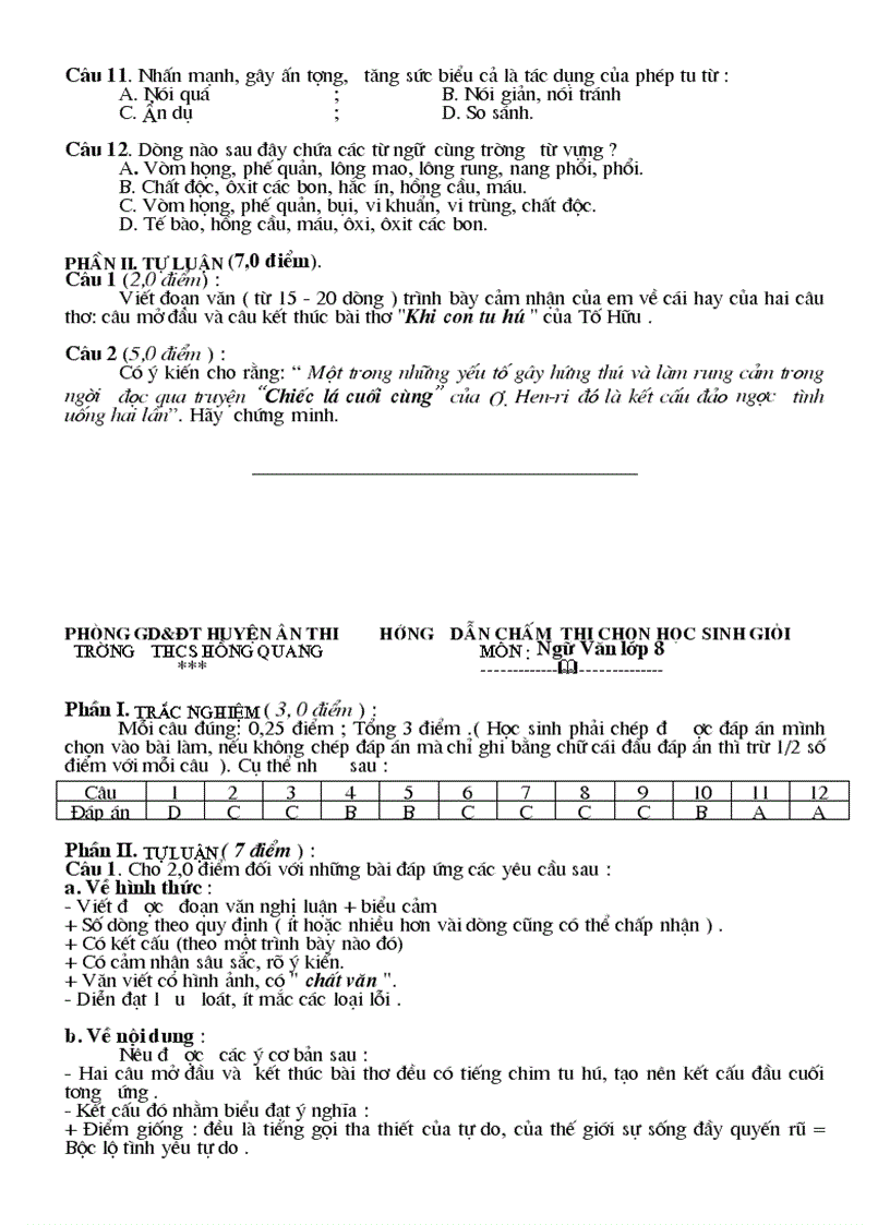 image for page Đề thi chọn HSG môn Ngữ văn K6 7 8