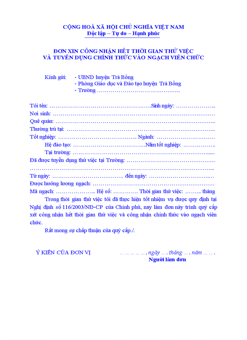 image for page Don xin cong nhan het thoi gian tap su