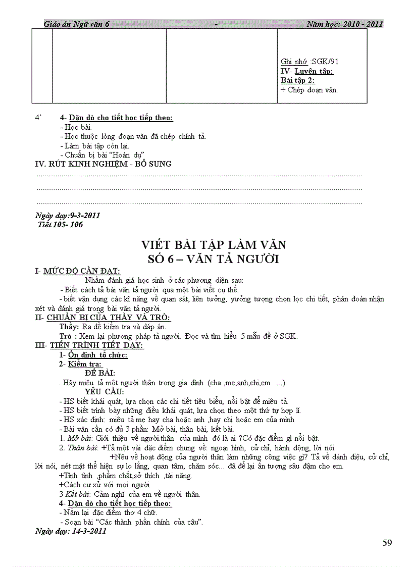 image for page GA Ngữ văn 6 HKII 4 cột