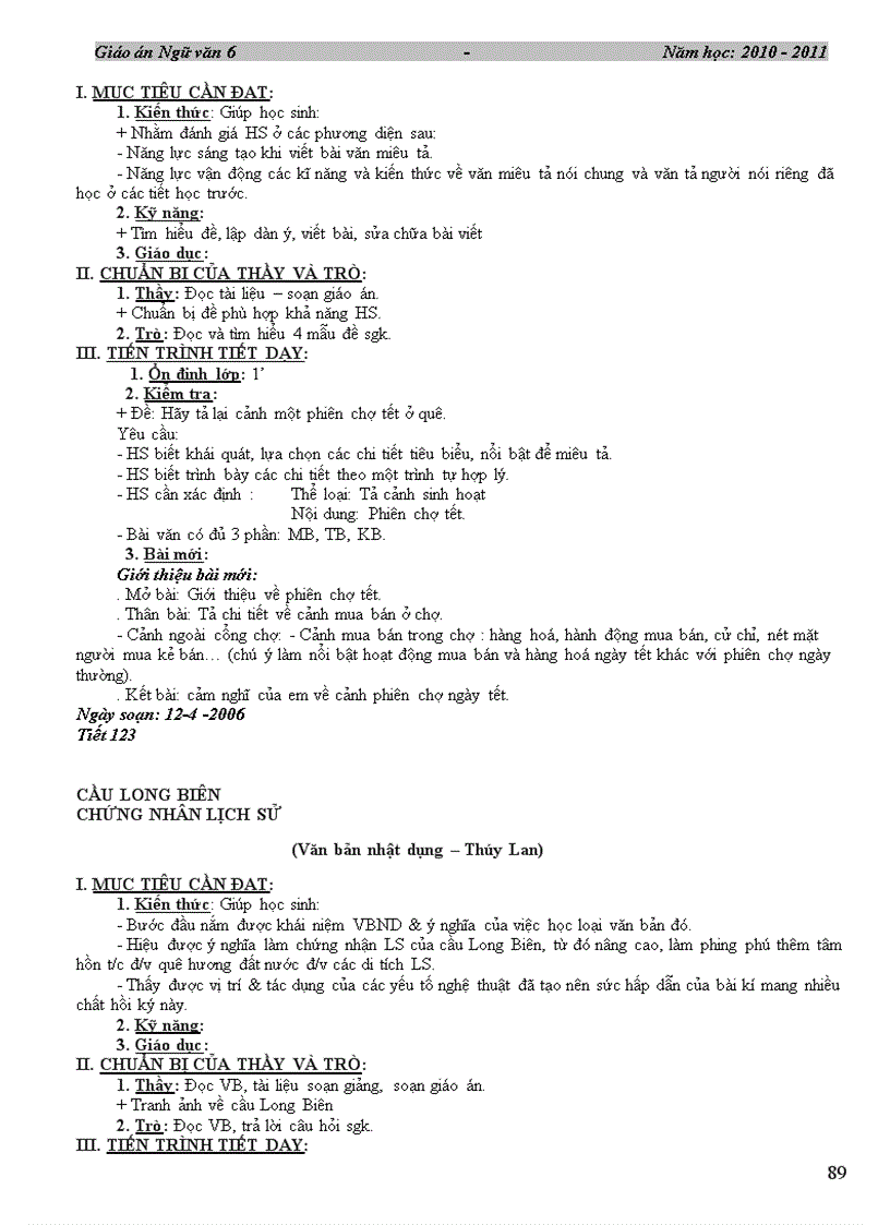 image for page GA Ngữ văn 6 HKII 4 cột