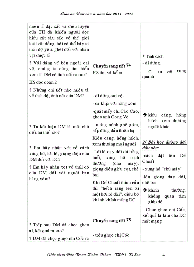 image for page Giao an 3 cot chuan KTKN 2011 2012