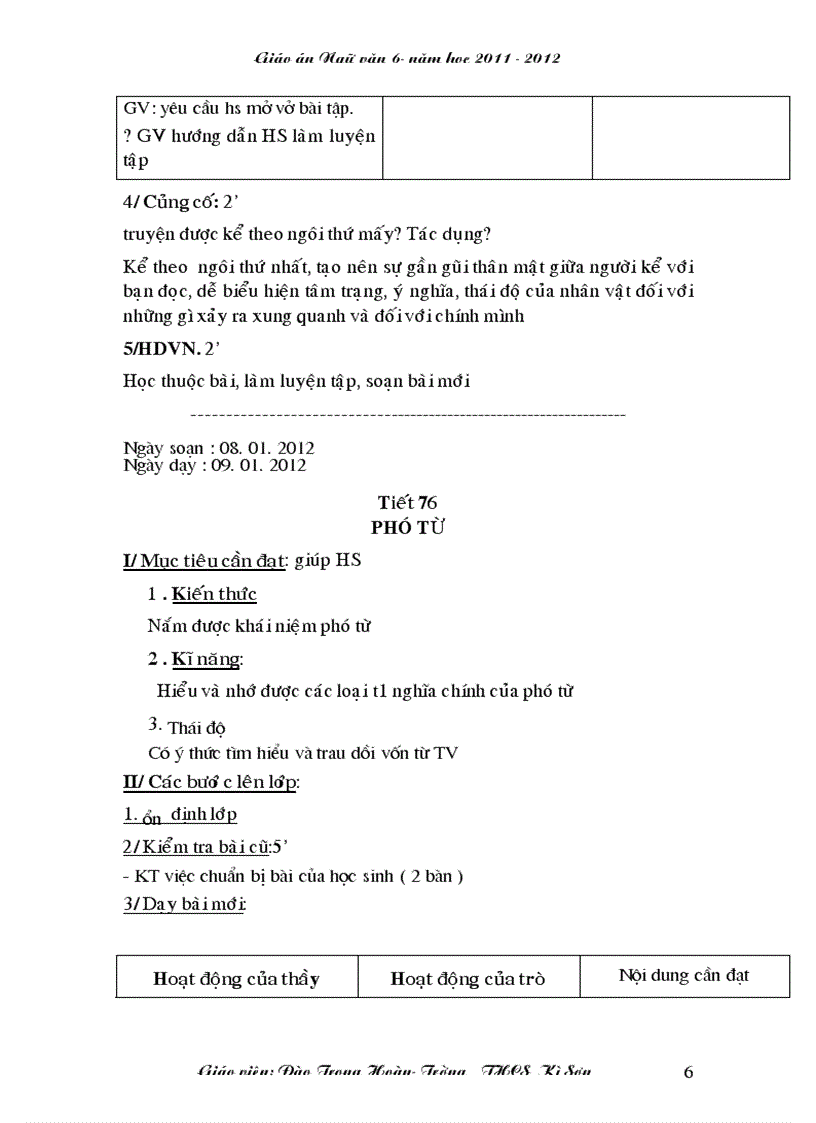 image for page Giao an 3 cot chuan KTKN 2011 2012