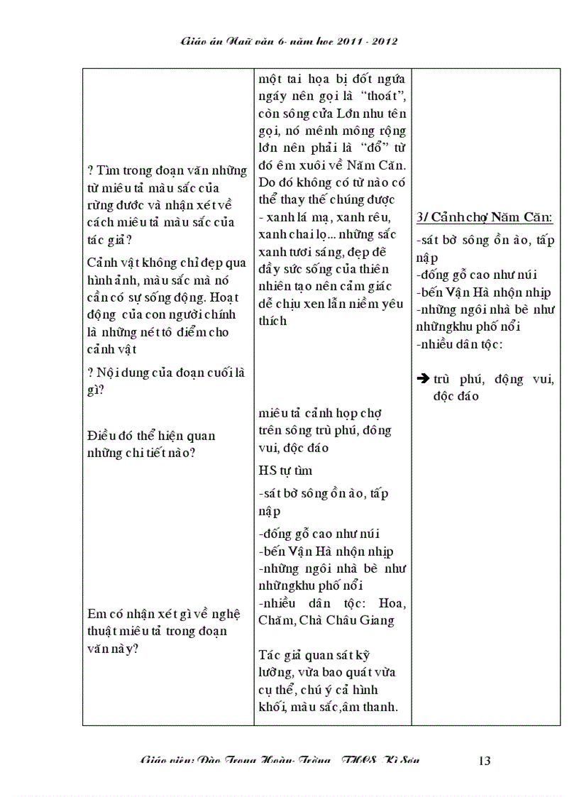 image for page Giao an 3 cot chuan KTKN 2011 2012