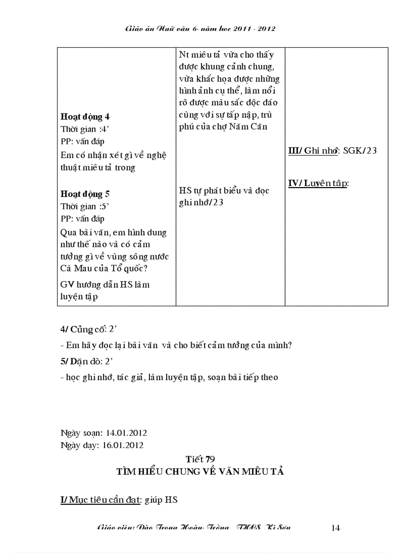 image for page Giao an 3 cot chuan KTKN 2011 2012