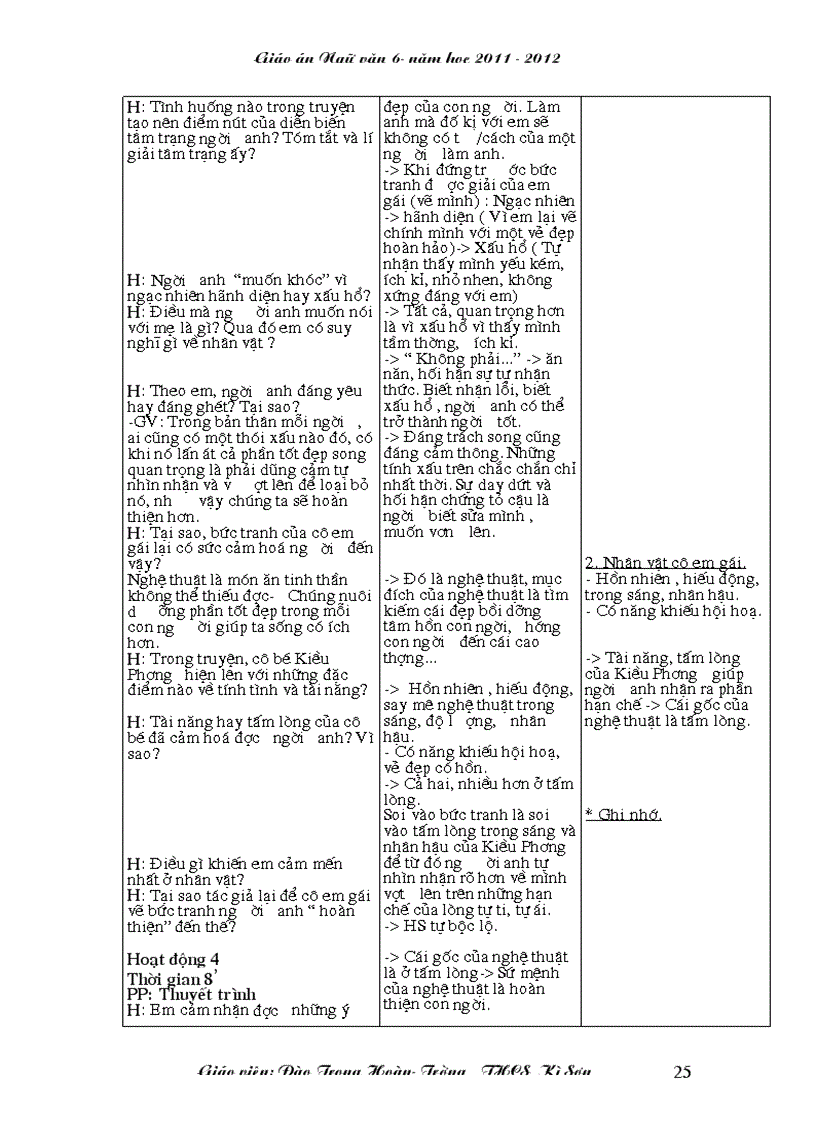 image for page Giao an 3 cot chuan KTKN 2011 2012