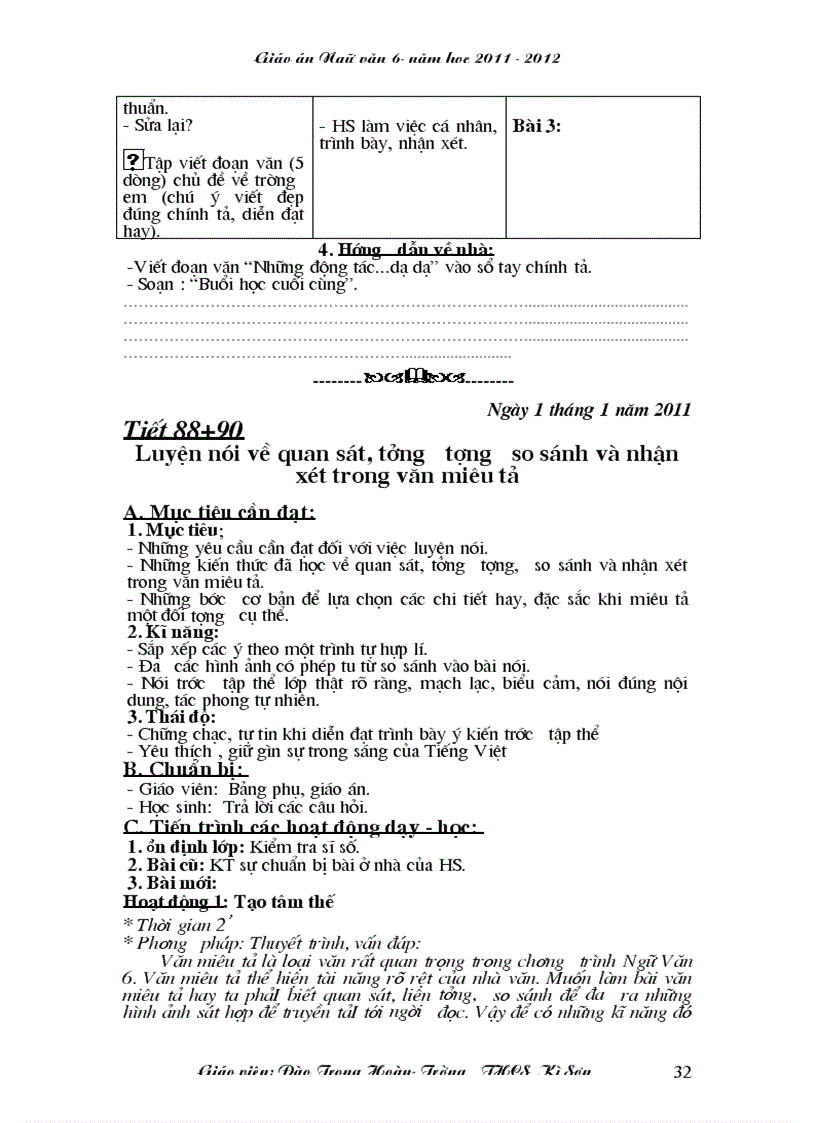 image for page Giao an 3 cot chuan KTKN 2011 2012