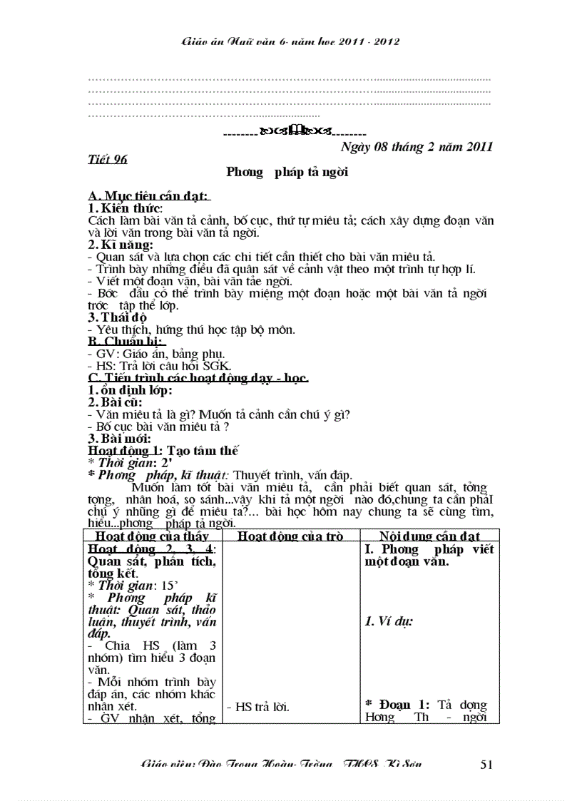 image for page Giao an 3 cot chuan KTKN 2011 2012