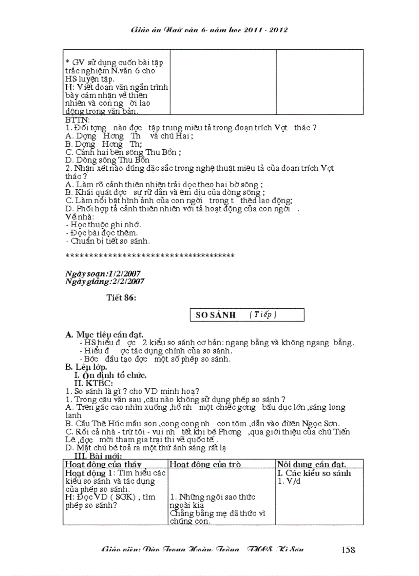 image for page Giao an 3 cot chuan KTKN 2011 2012