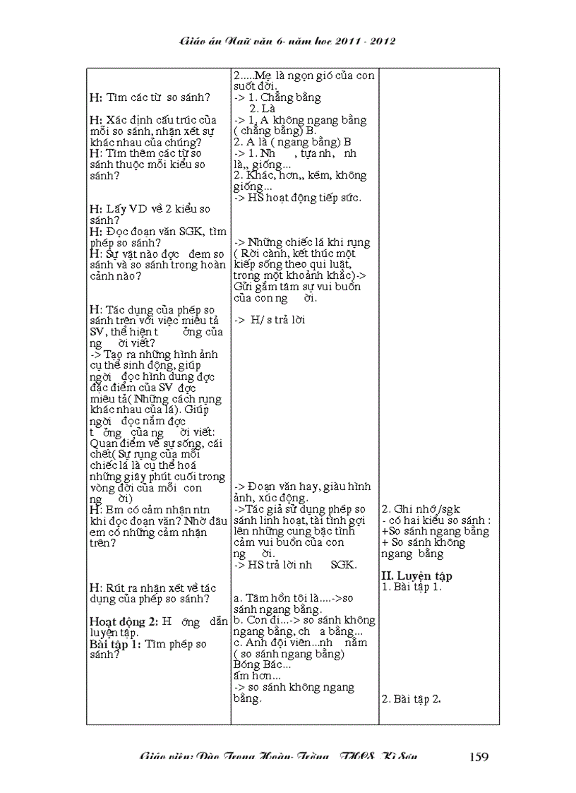 image for page Giao an 3 cot chuan KTKN 2011 2012