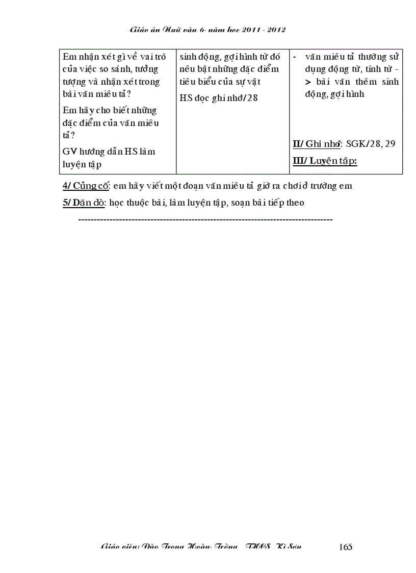 image for page Giao an 3 cot chuan KTKN 2011 2012