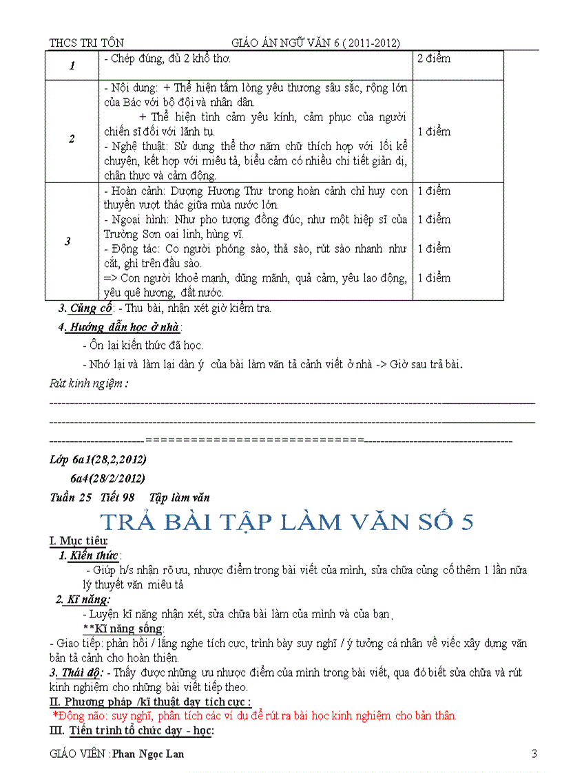 image for page Giáo án 6 an giang tuần 25