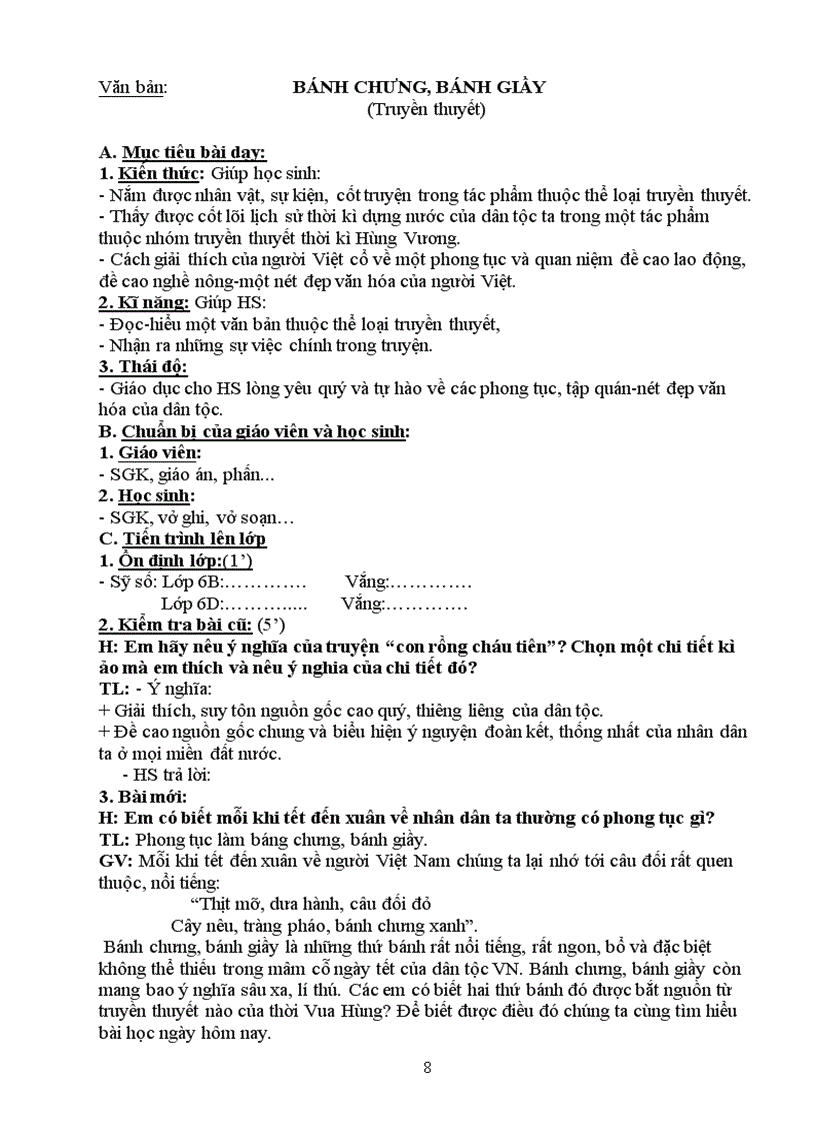 image for page Giáo án 6 tiet 1 2 hay tuyet