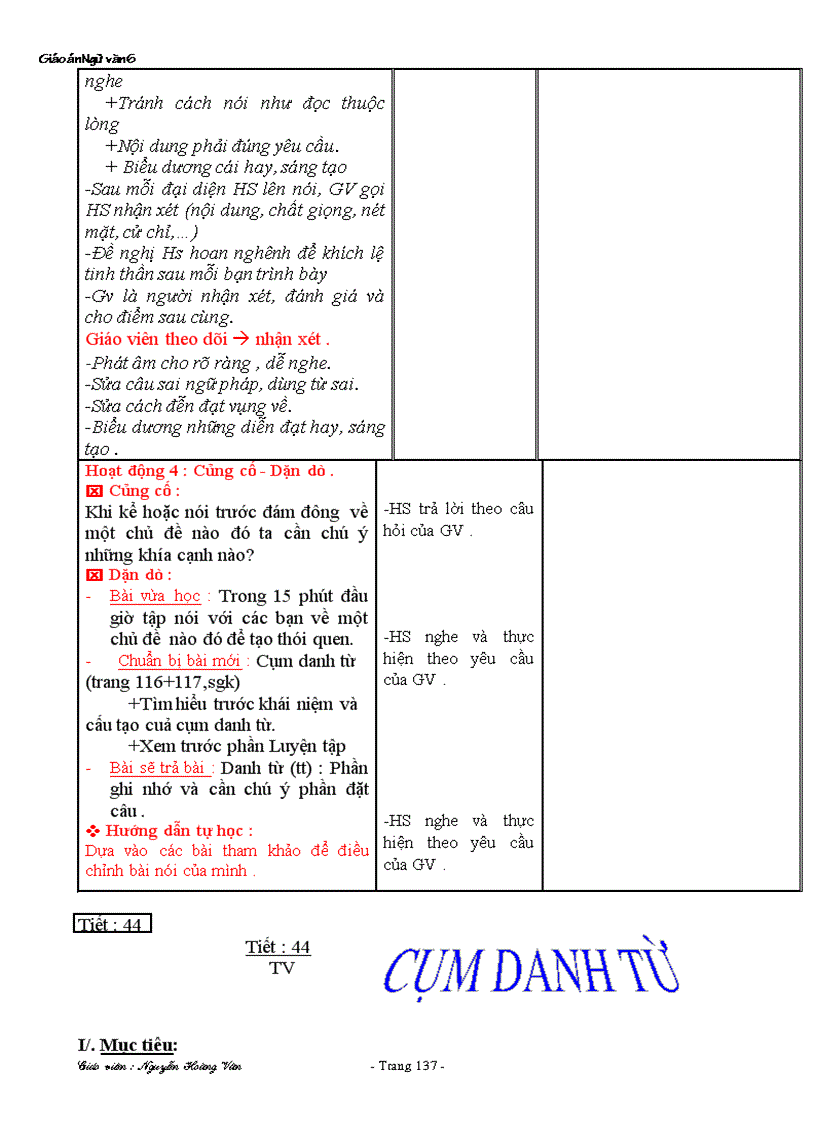 image for page Giáo án 6 tuần 11 22 chuẩn đã soạn đủ