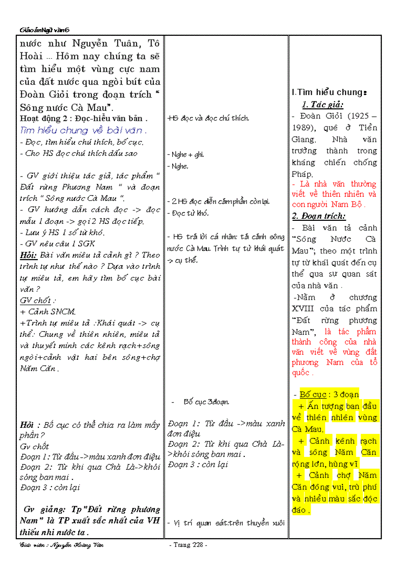 image for page Giáo án 6 tuần 11 22 chuẩn đã soạn đủ