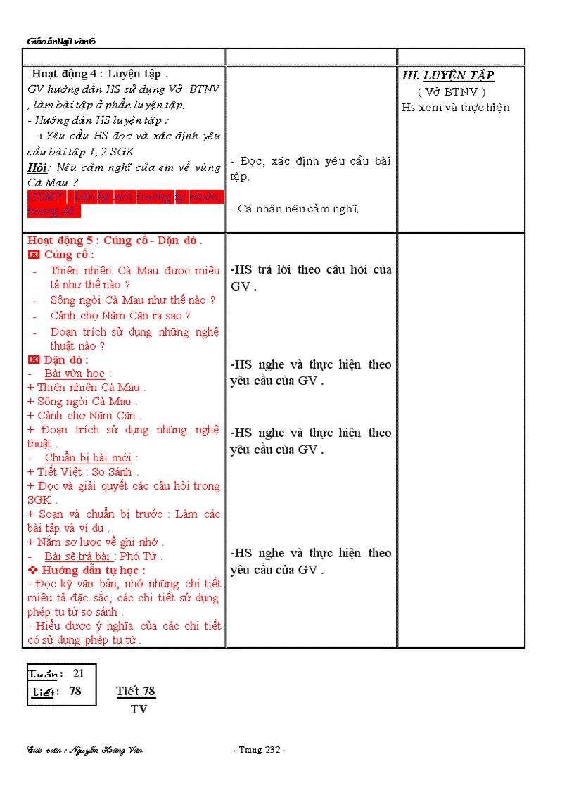 image for page Giáo án 6 tuần 11 22 chuẩn đã soạn đủ