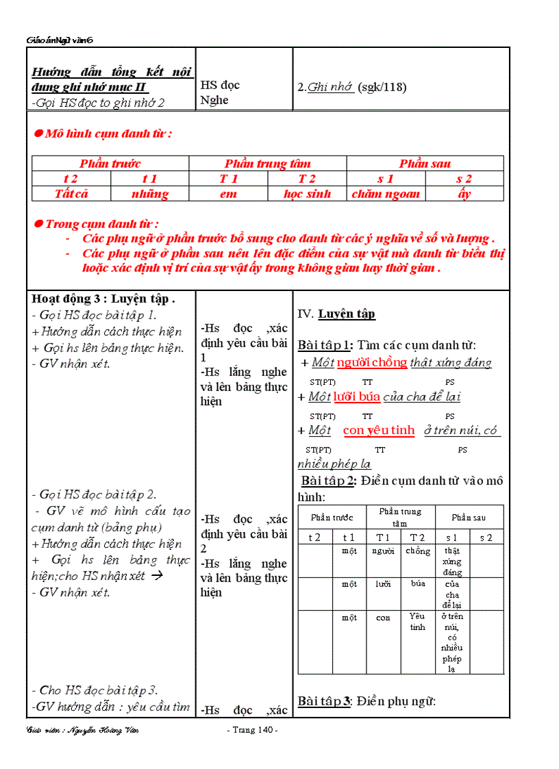 image for page Giáo án 6 tuần 11 22 theo chuẩn