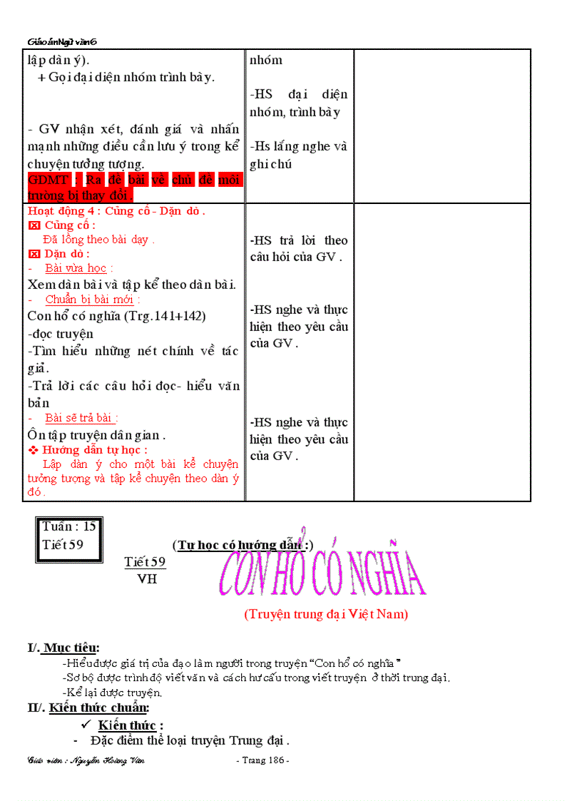image for page Giáo án 6 tuần 11 22 theo chuẩn