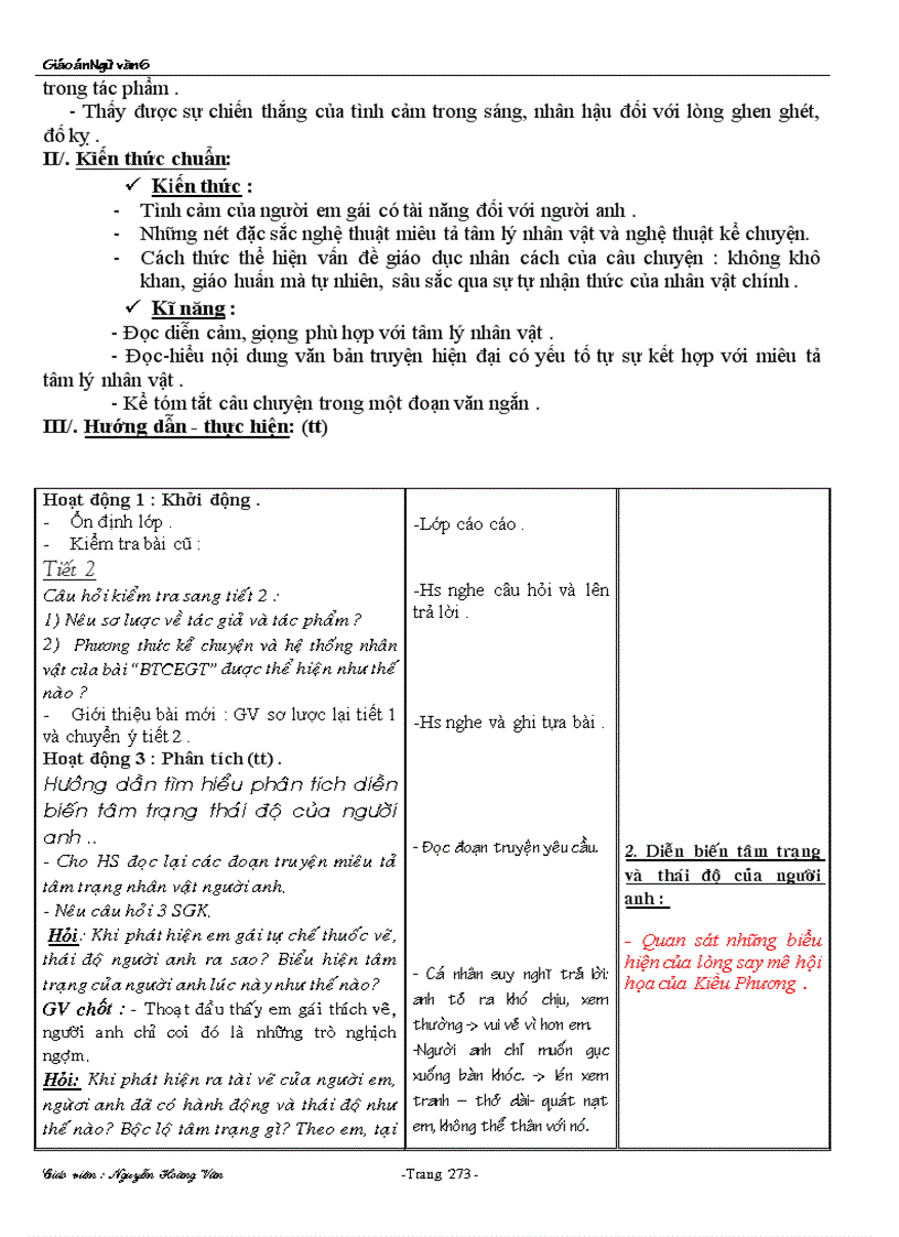 image for page Giáo án 6 tuần 21 37 chuẩn đã soạn đủ