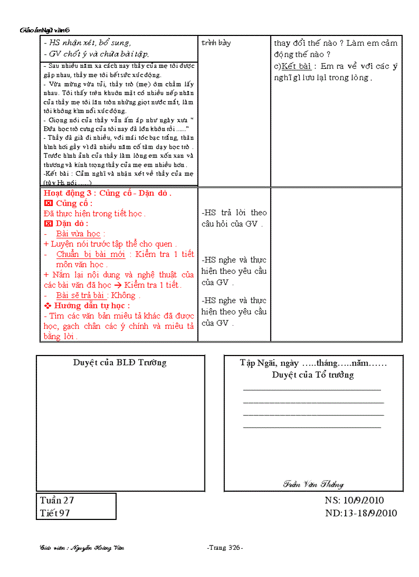 image for page Giáo án 6 tuần 21 37 chuẩn đã soạn đủ