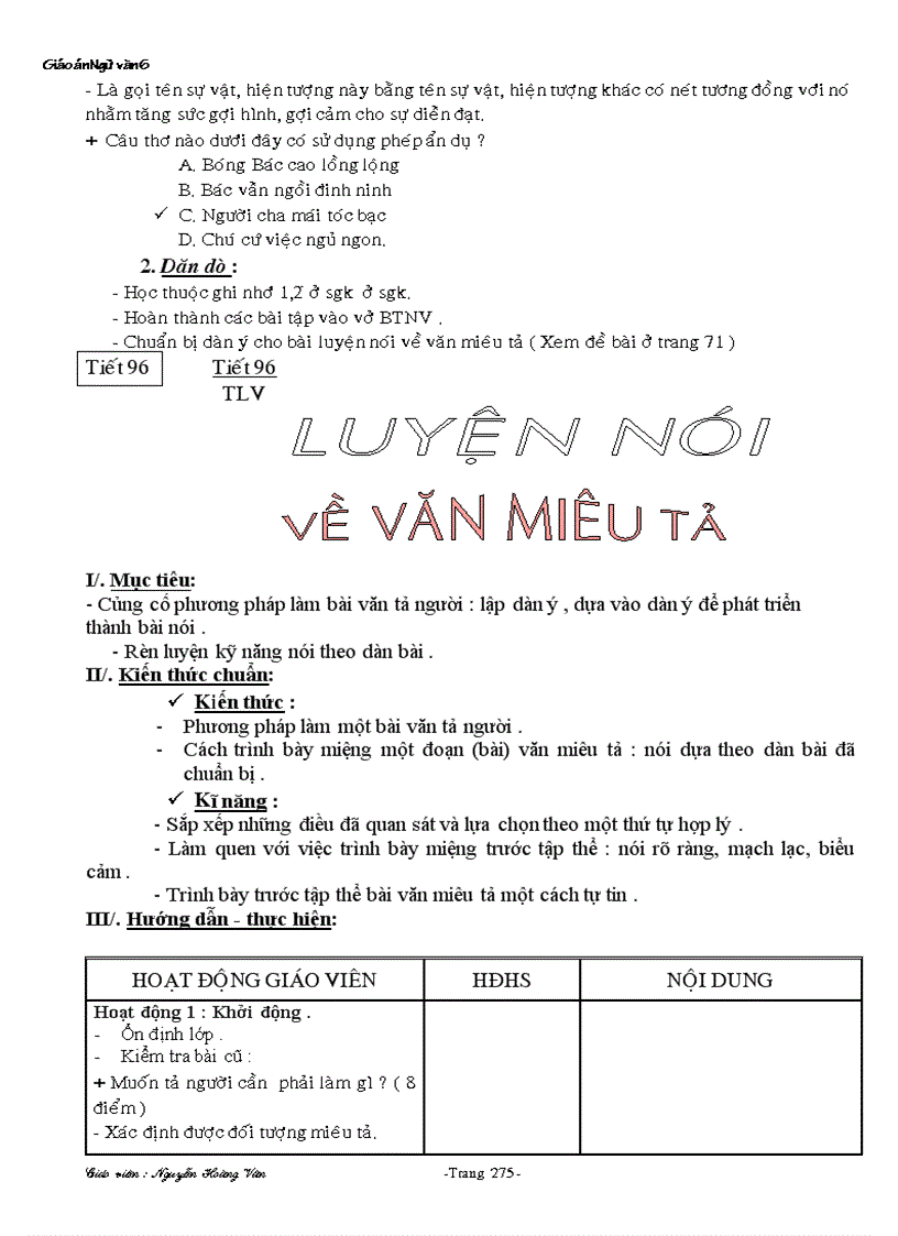 image for page Giáo án 6 tuần 22 đến 37 mới nhất theo chuẩn