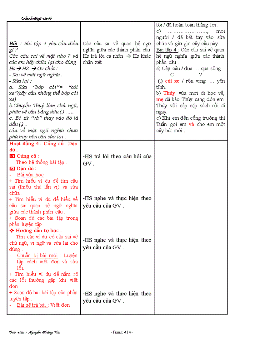 image for page Giáo án 6 tuần 22 37 năm học 2011 2012