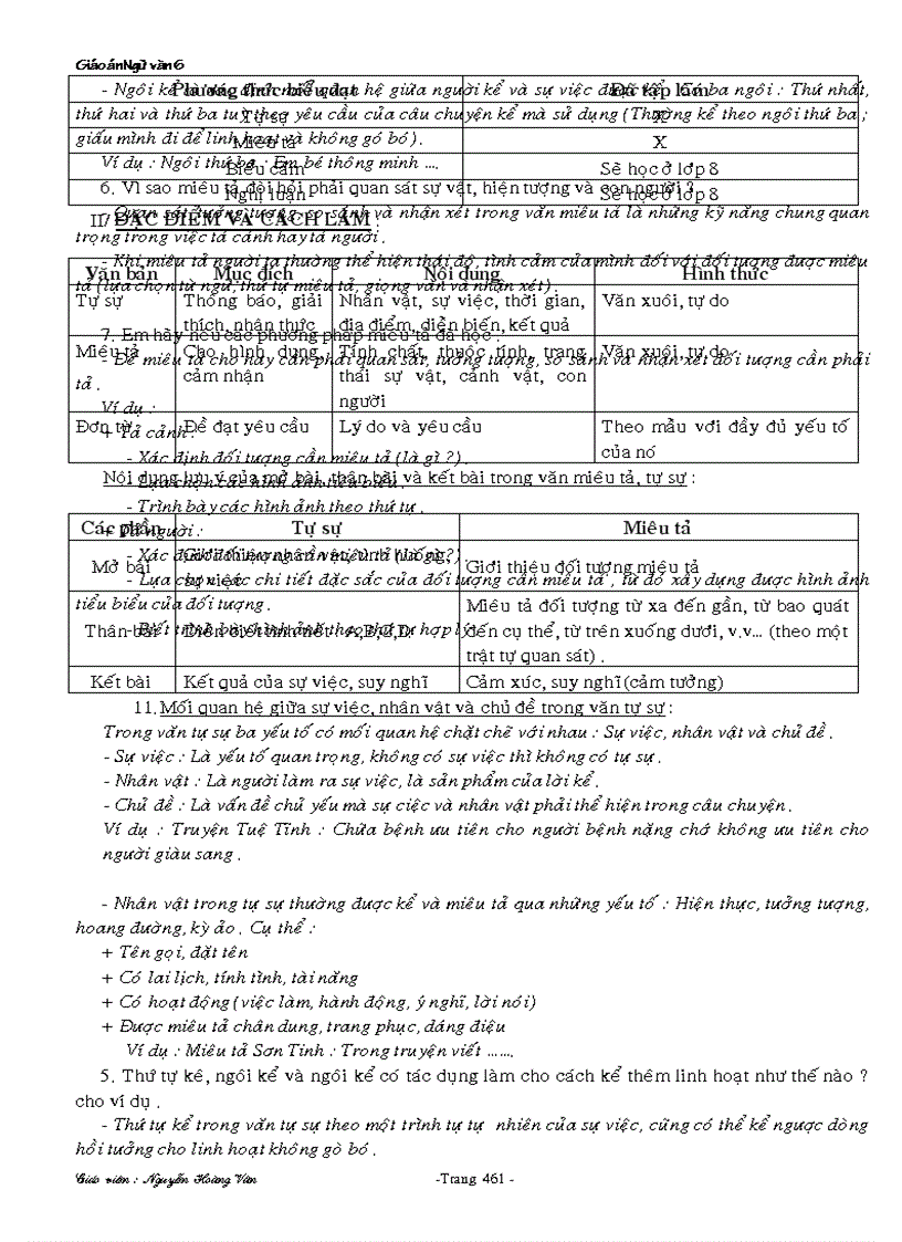 image for page Giáo án 6 tuần 22 37 năm học 2011 2012