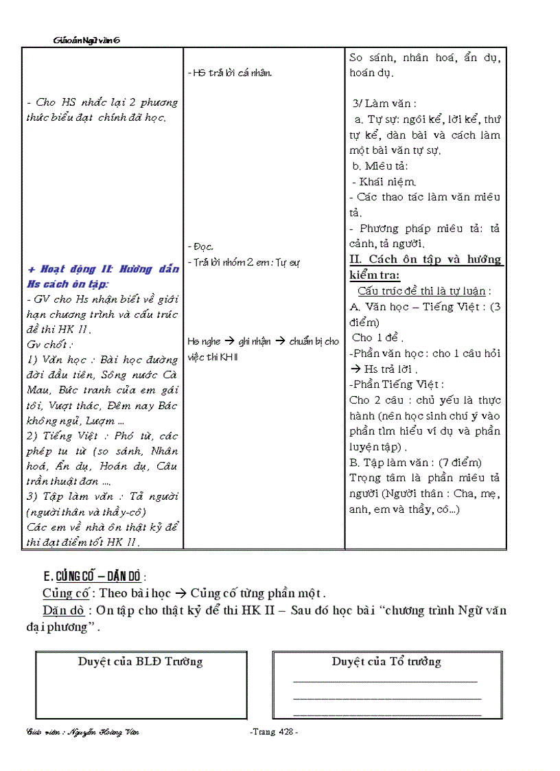 image for page Giáo án 6 tuần 22 37 theo chuẩn