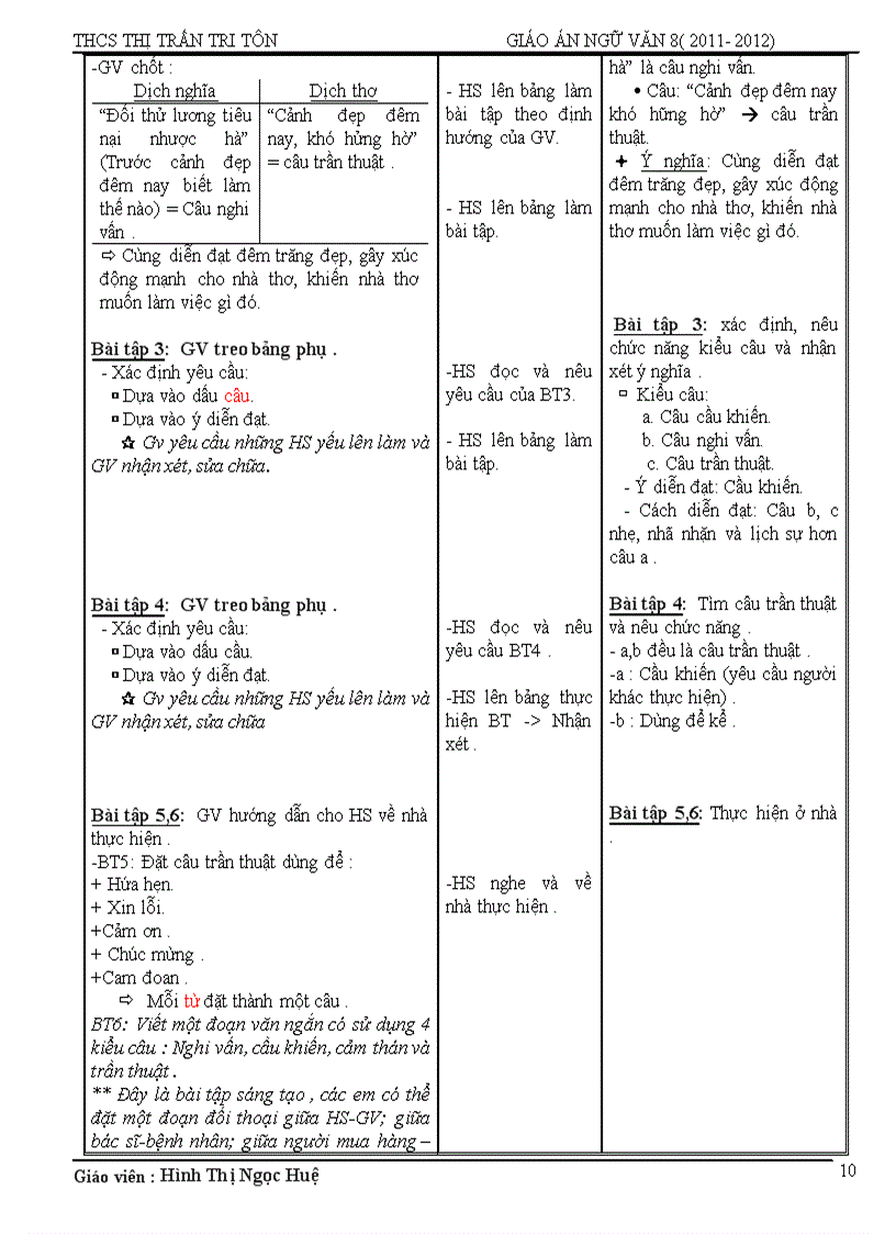 image for page Giáo án 8 tuần 22 theo pp mới