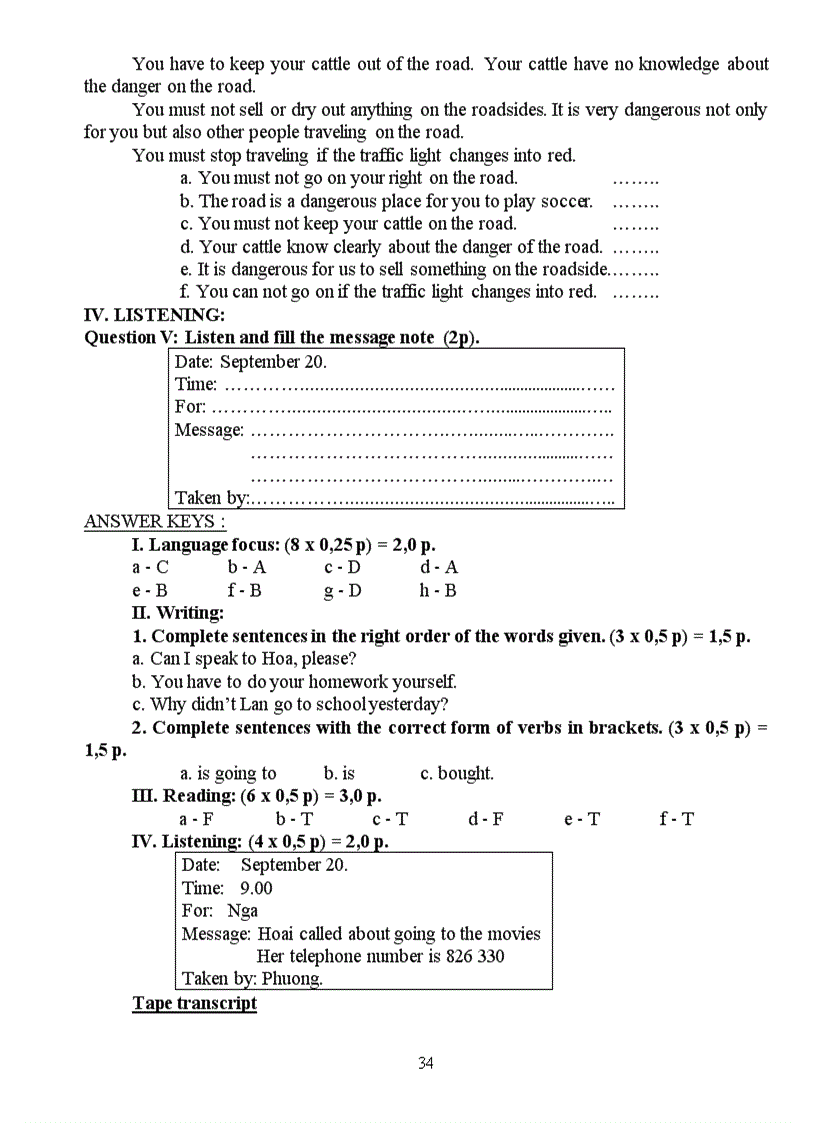 image for page Giao an Anh van 8 11 12