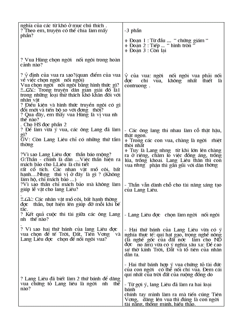 image for page Giáo án chuẩn kiến thức kỹ năng ngữ văn 6 kỳ I