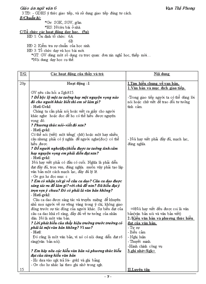 image for page Giao an chuan kien thuc
