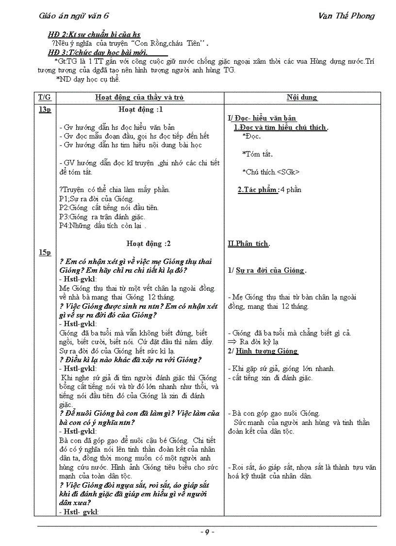 image for page Giao an chuan kien thuc