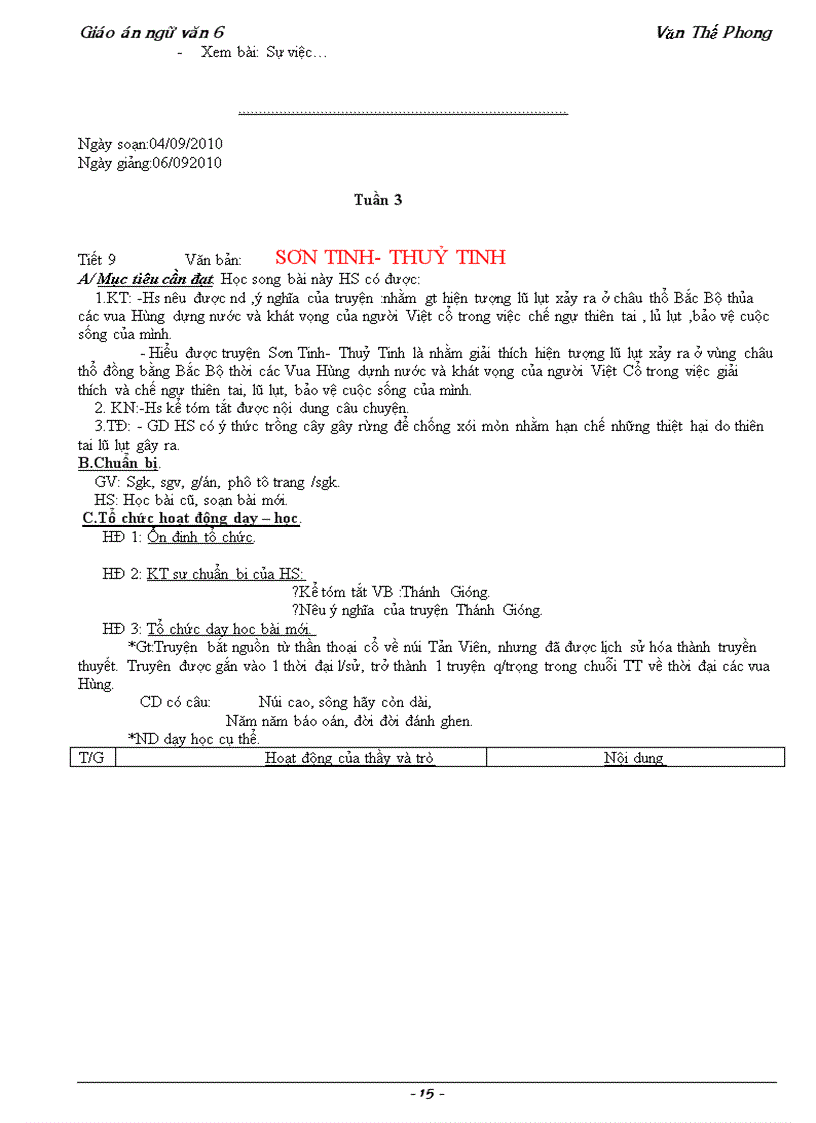 image for page Giao an chuan kien thuc