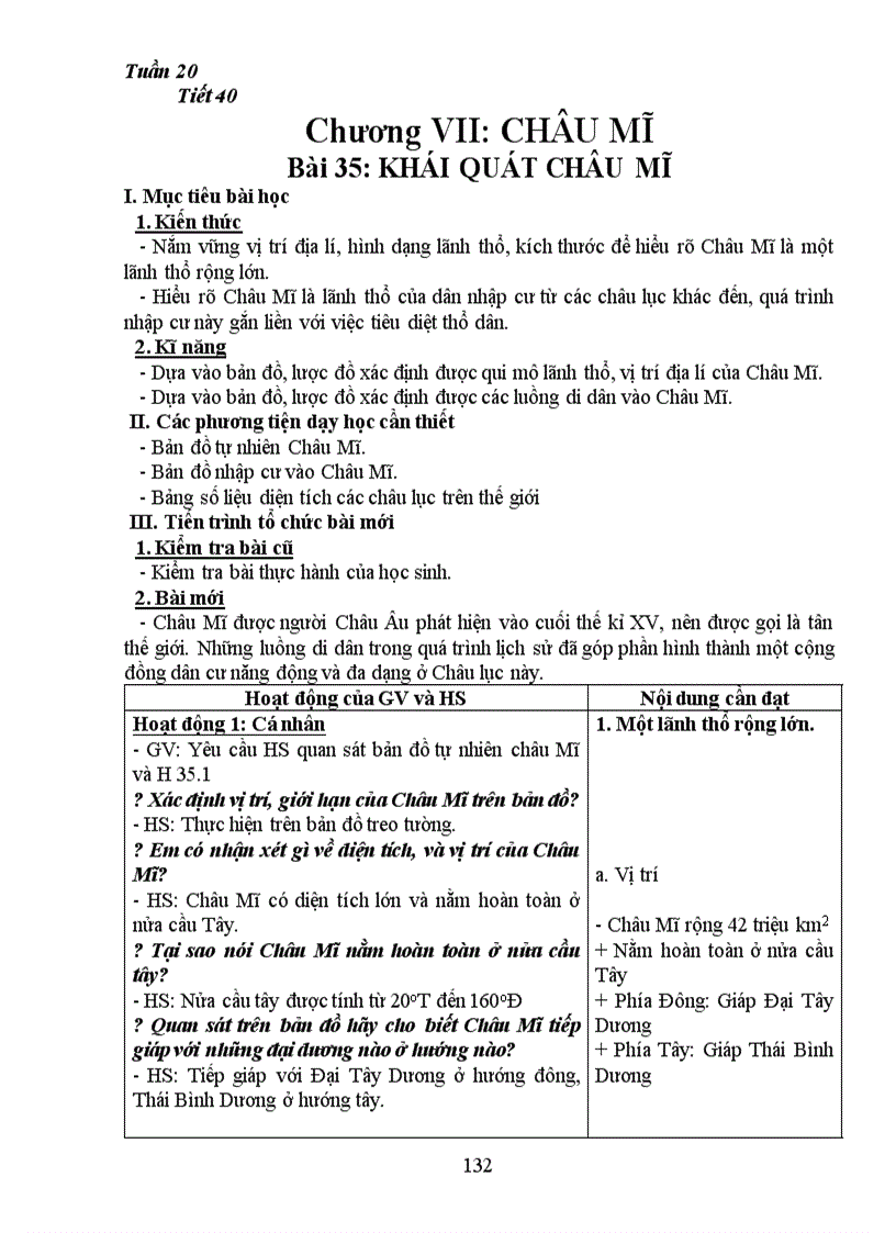 image for page Giáo án địa 7 Đã sửa hay