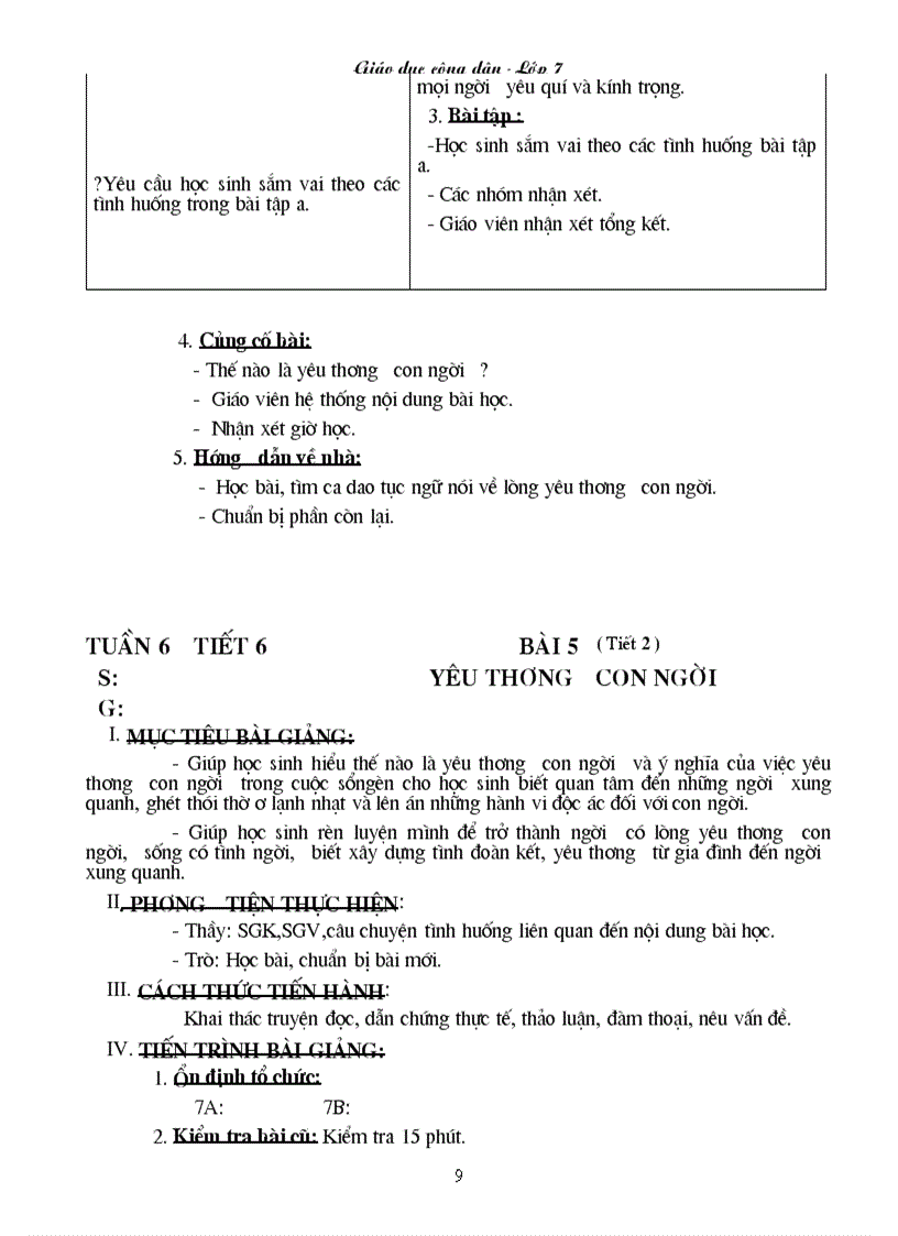 image for page Giáo án giáo dục công dân 7