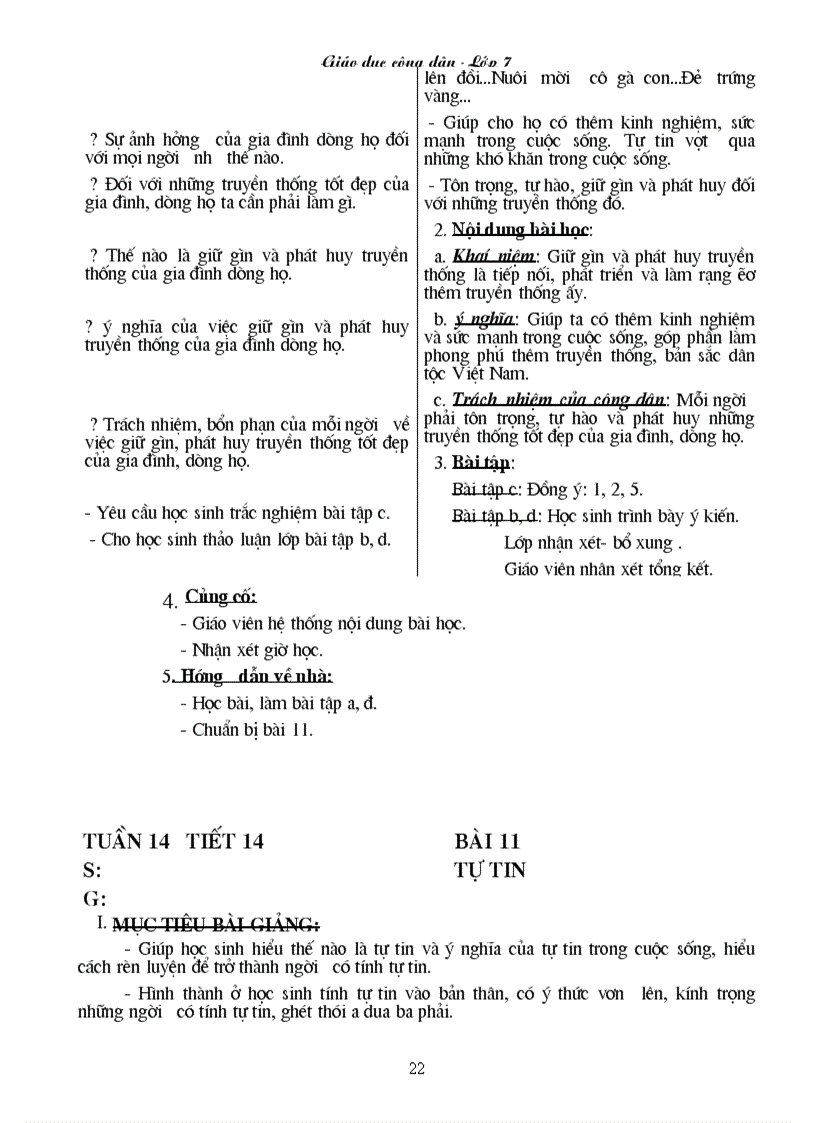 image for page Giáo án giáo dục công dân 7