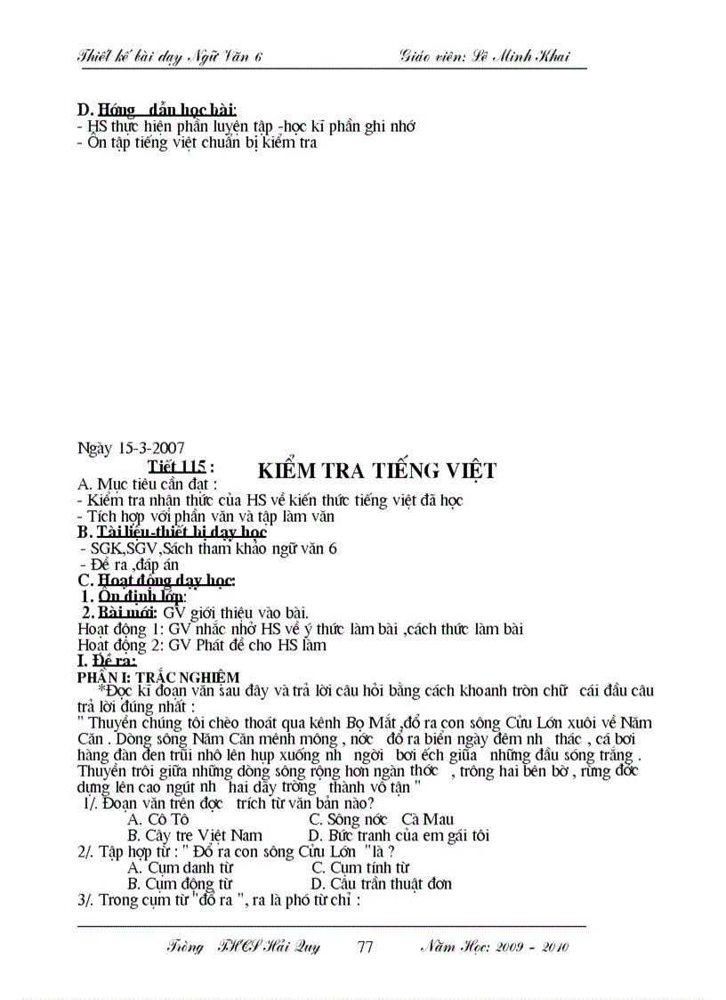 image for page Giáo án Minh Khai