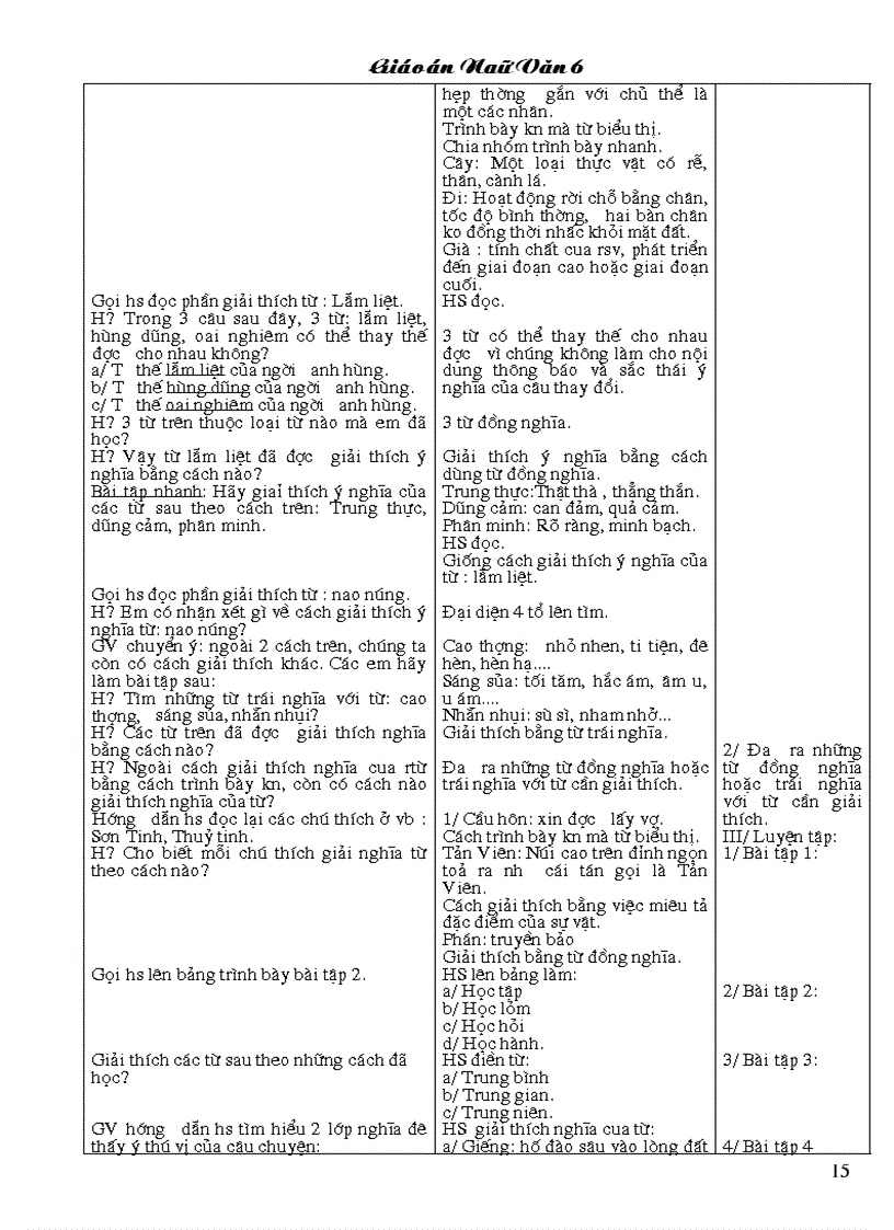 image for page Giáo án Ngữ văn 6 3 cột 1