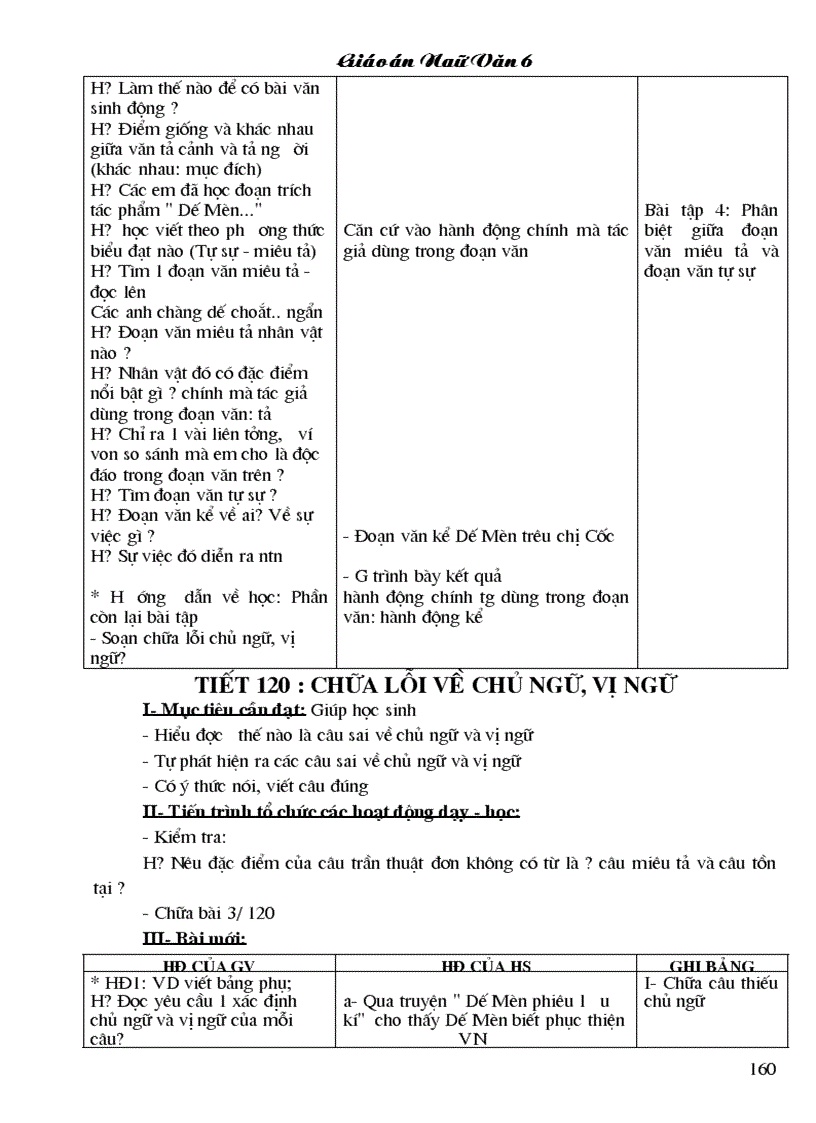 image for page Giáo án Ngữ văn 6 3 cột 1