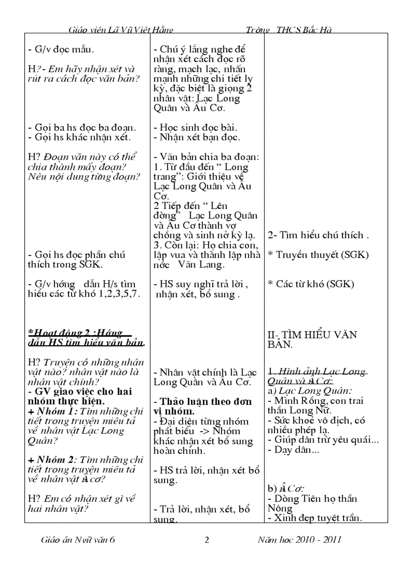 image for page Giao an ngu van 6 4 COT HKI