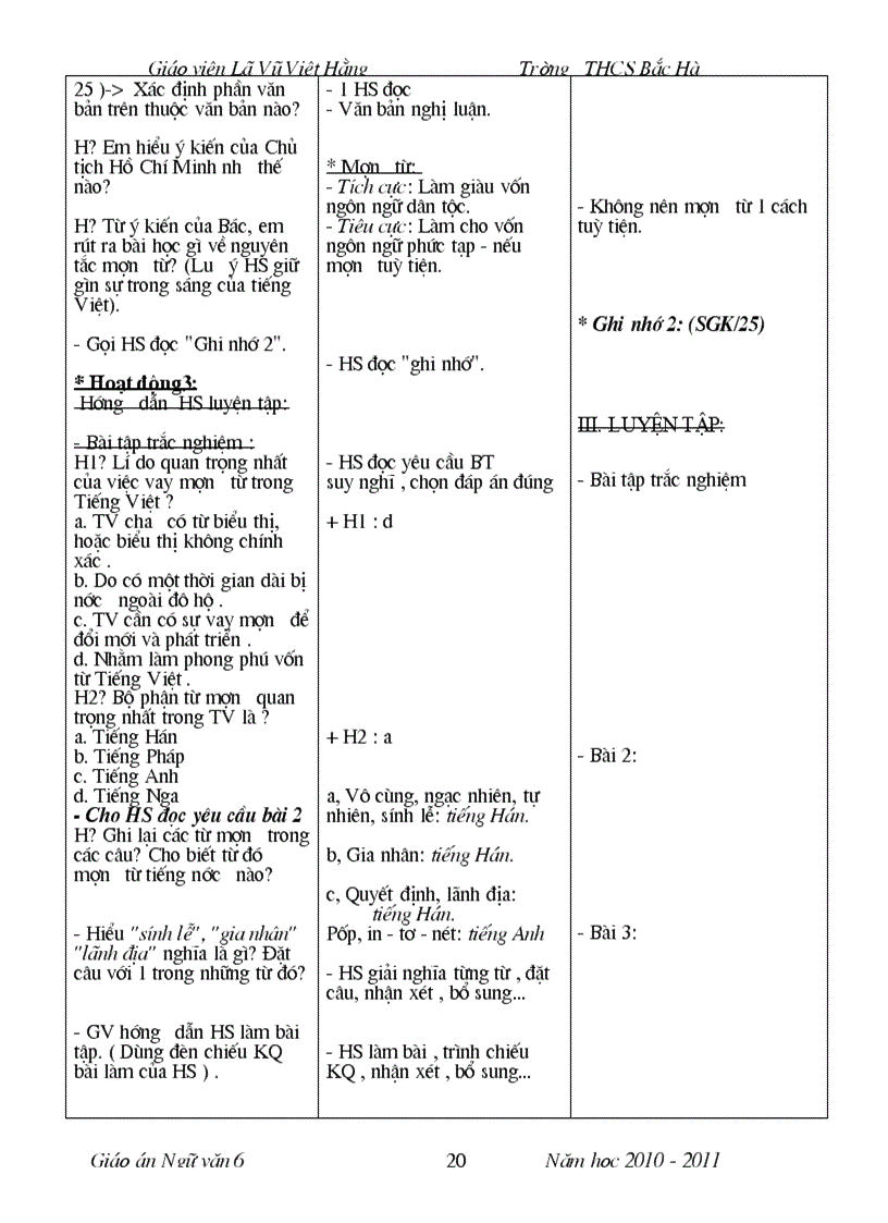 image for page Giao an ngu van 6 4 COT HKI