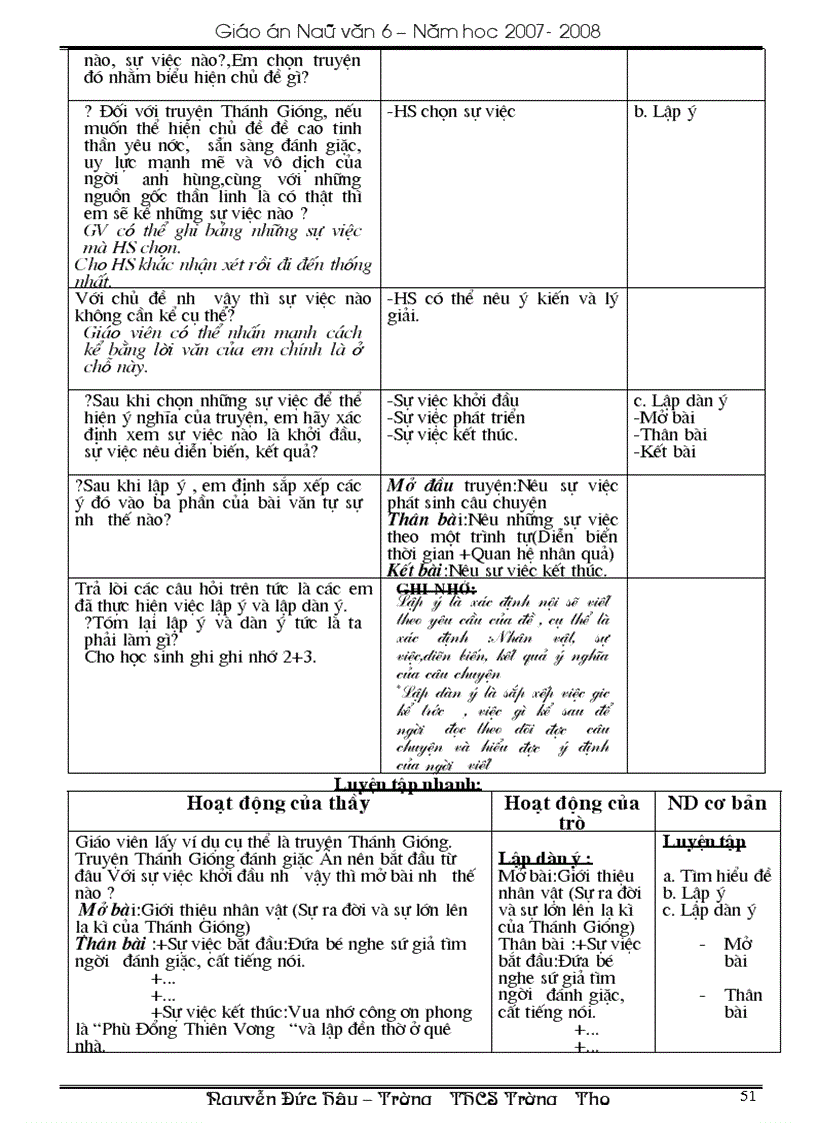 image for page Giáo án Ngữ văn 6 bản đẹp hay