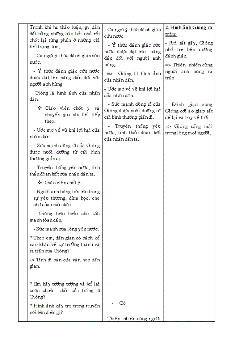 image for page Giáo án Ngữ văn 6 cả năm 3 cột