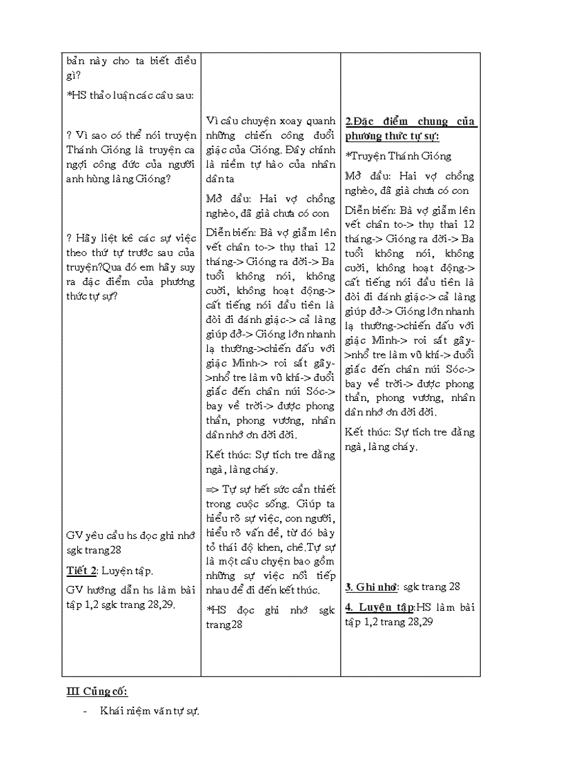 image for page Giáo án Ngữ văn 6 cả năm 3 cột